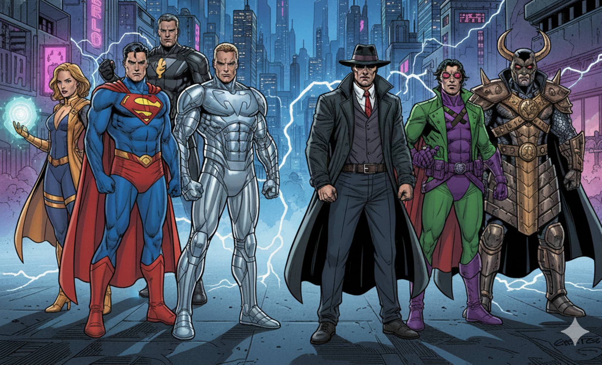 Súper Héroes y villanos