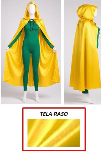 Capa Larga de tela Raso varios colores largo a eleccion en centimetros