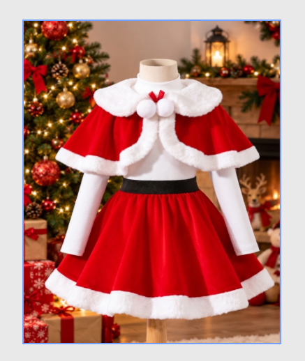 Vestido Infantil Viejita  Pascuera